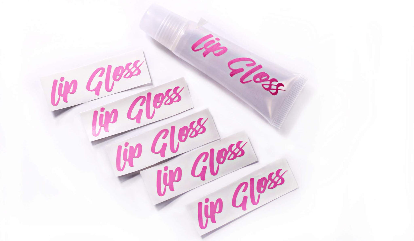 Prefilled Vinyl Label Lipgloss Wholesale