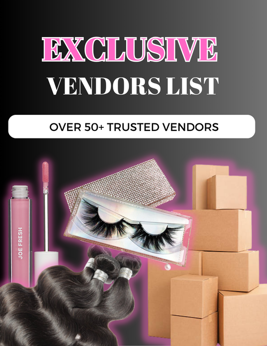 EXCLUSIVE VENDORS LIST